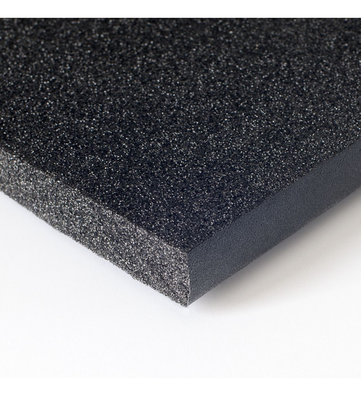 PLANCHA ESPUMA POLIETILENO NEGRO