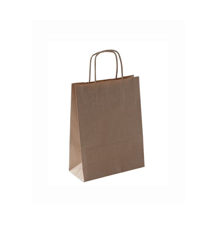 BOLSA PAPEL ASA RIZADA KRAFT