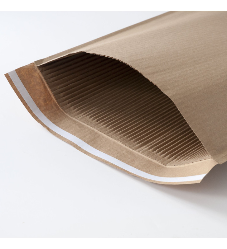 SOBRES ACOLCHADOS PAPEL  marron Reciclado 75 gr